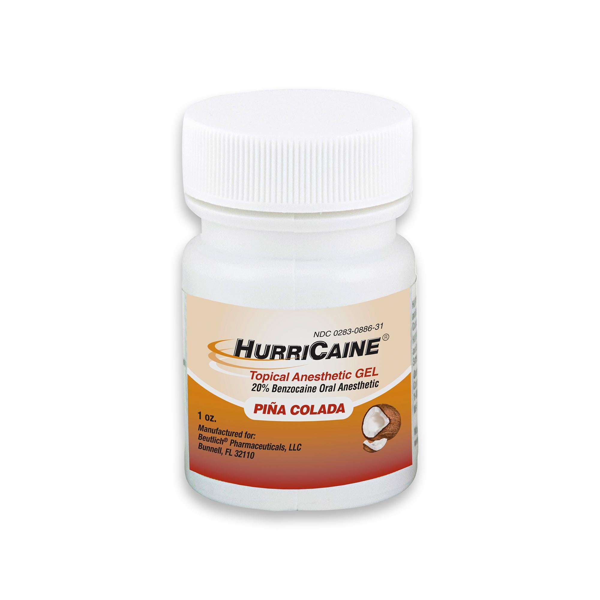 Oral Pain Relief HurriCaine 20% Strength Benzocaine Oral Gel 1 oz.,Packaging Type- Each
