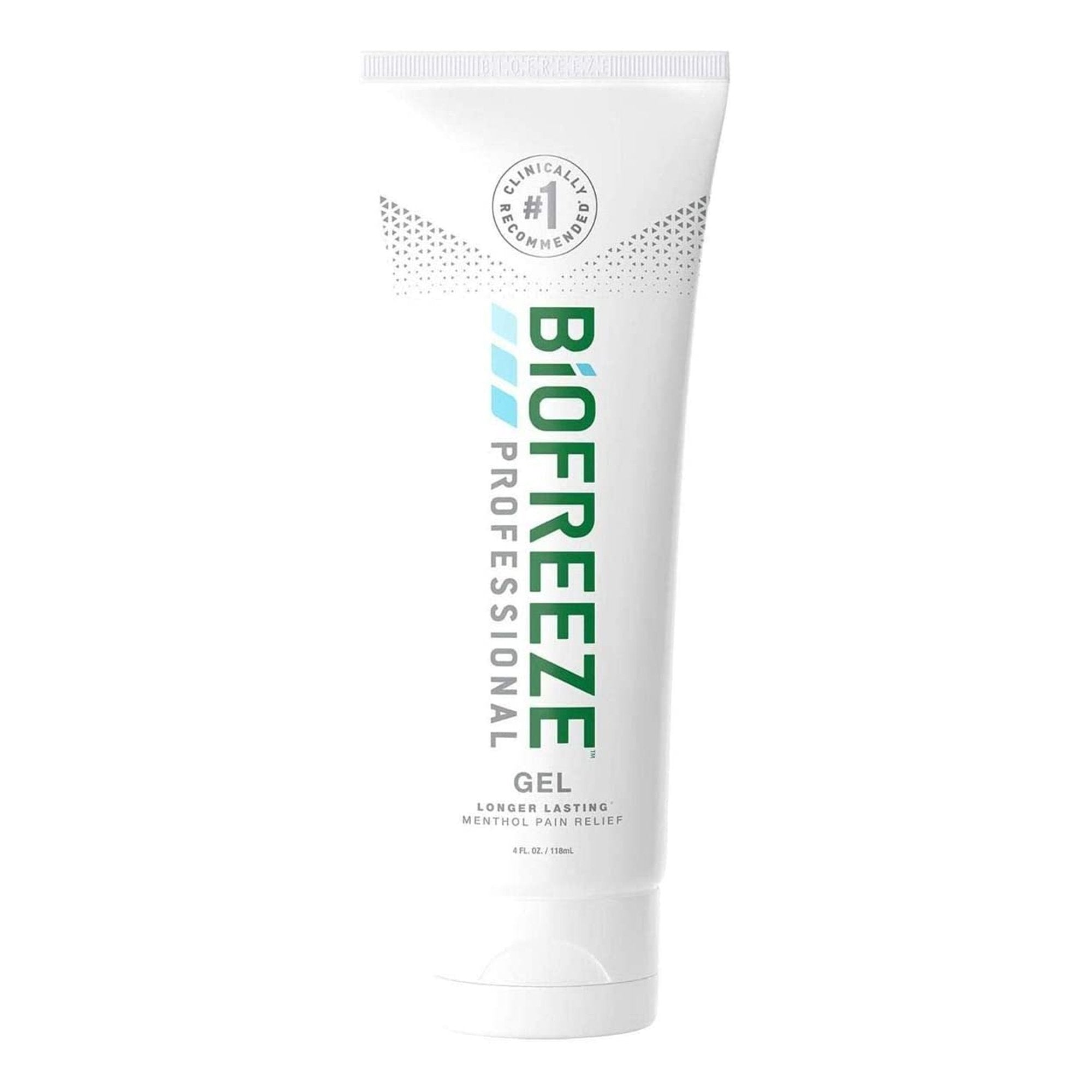 Topical Pain Relief Biofreeze Professional 5% Strength Menthol Topical Gel 4 oz.