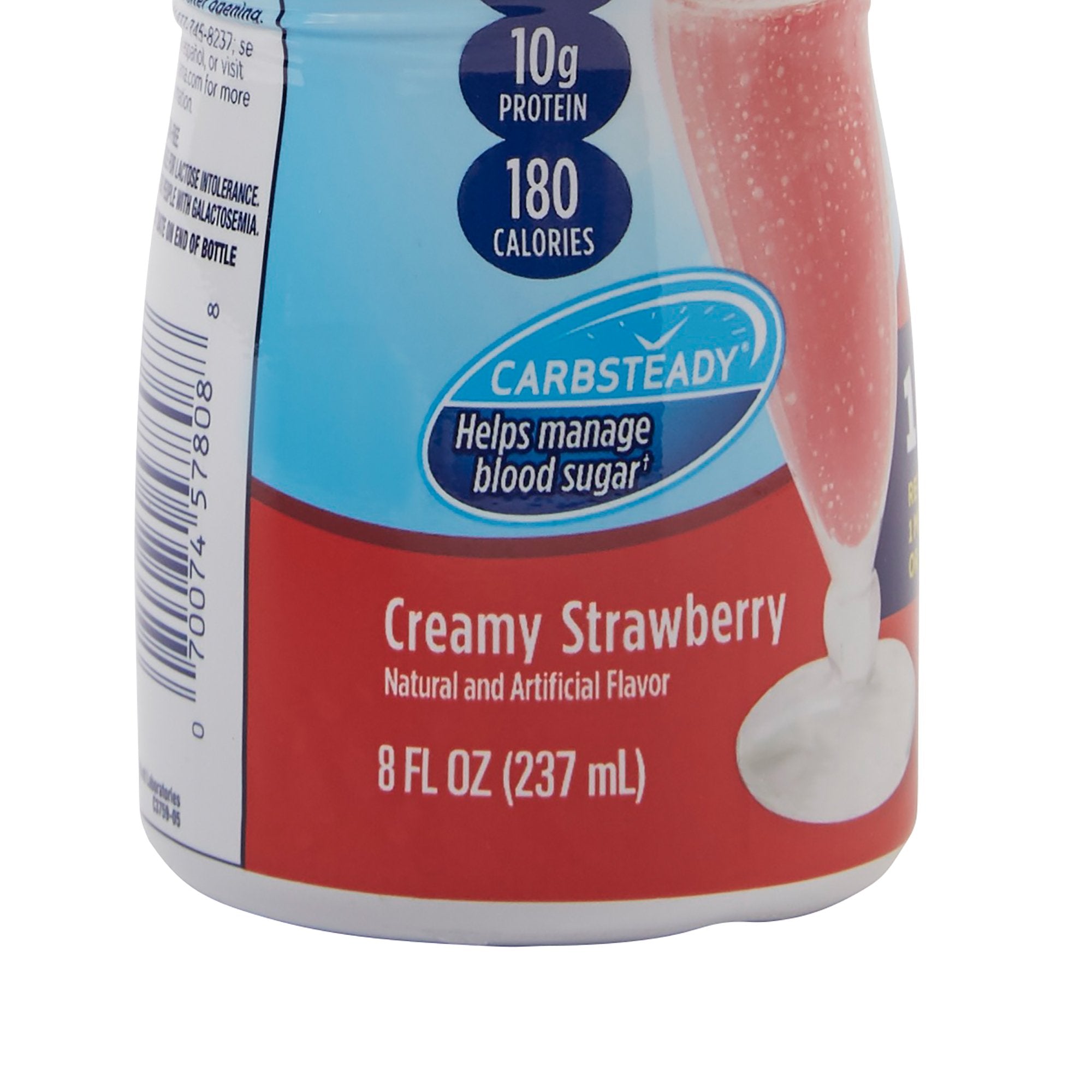 Oral Supplement Glucerna Original Shake Creamy Strawberry Flavor Liquid 8 oz. Bottle