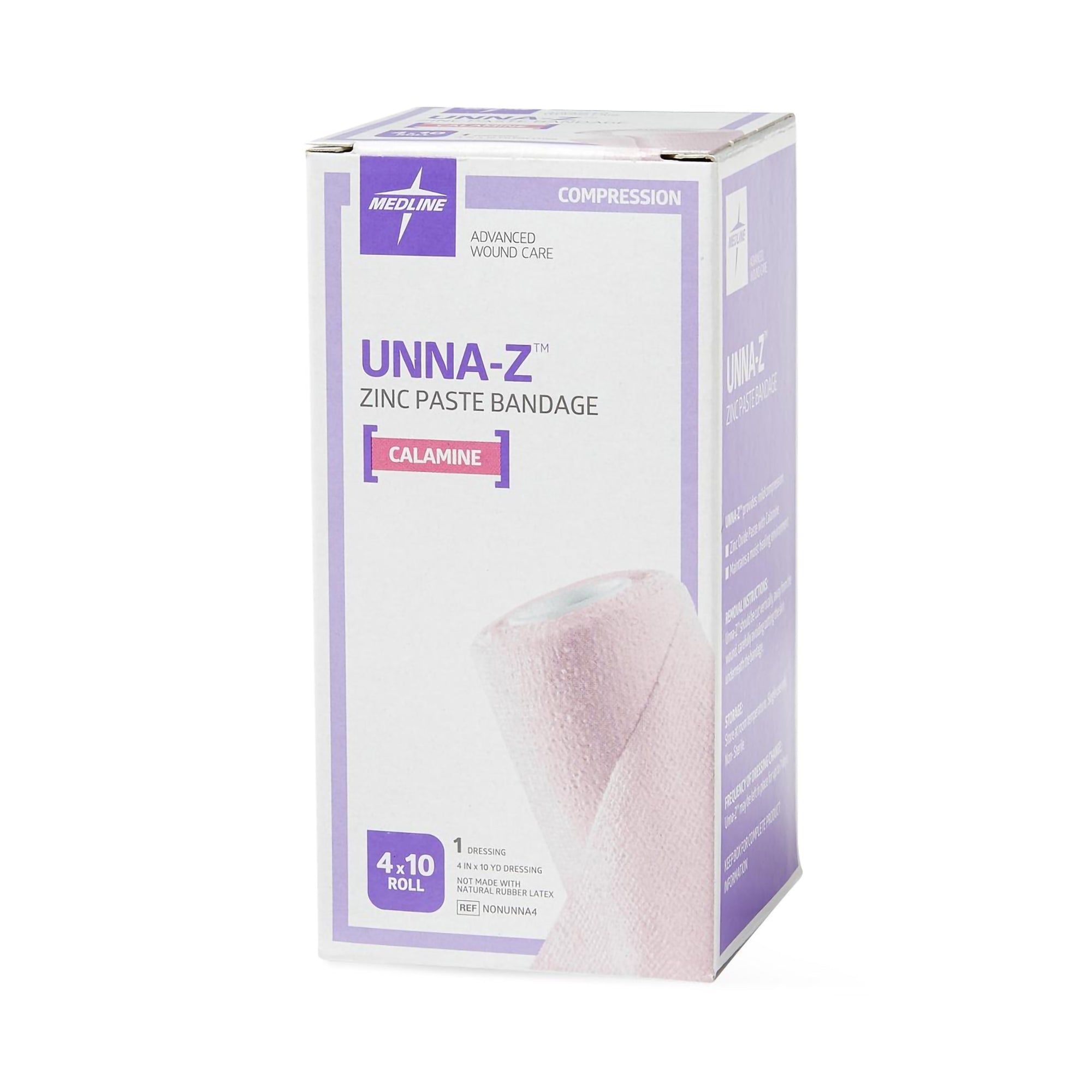 Unna Boot Unna-Z Zinc Oxide / Calamine 4 Inch X 10 Yard,Packaging Type- Each