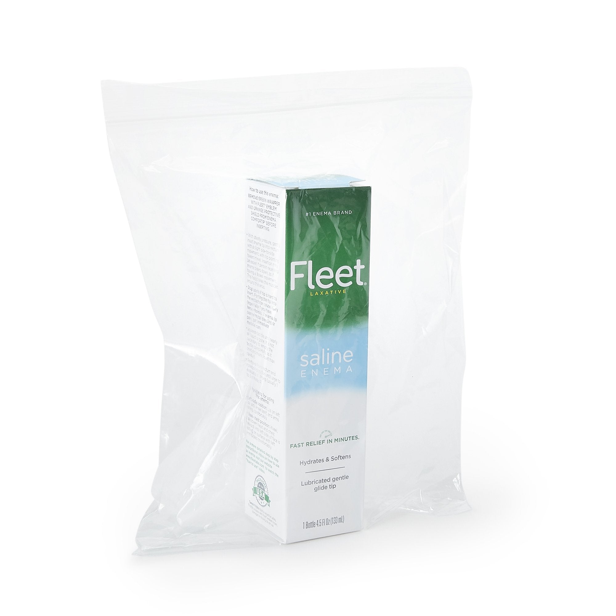 Enema Fleet 4.5 oz. 19 Gram - 7 Gram Strength Monobasic Sodium Phosphate / Dibasic Sodium Phosphate,Packaging Type- Each