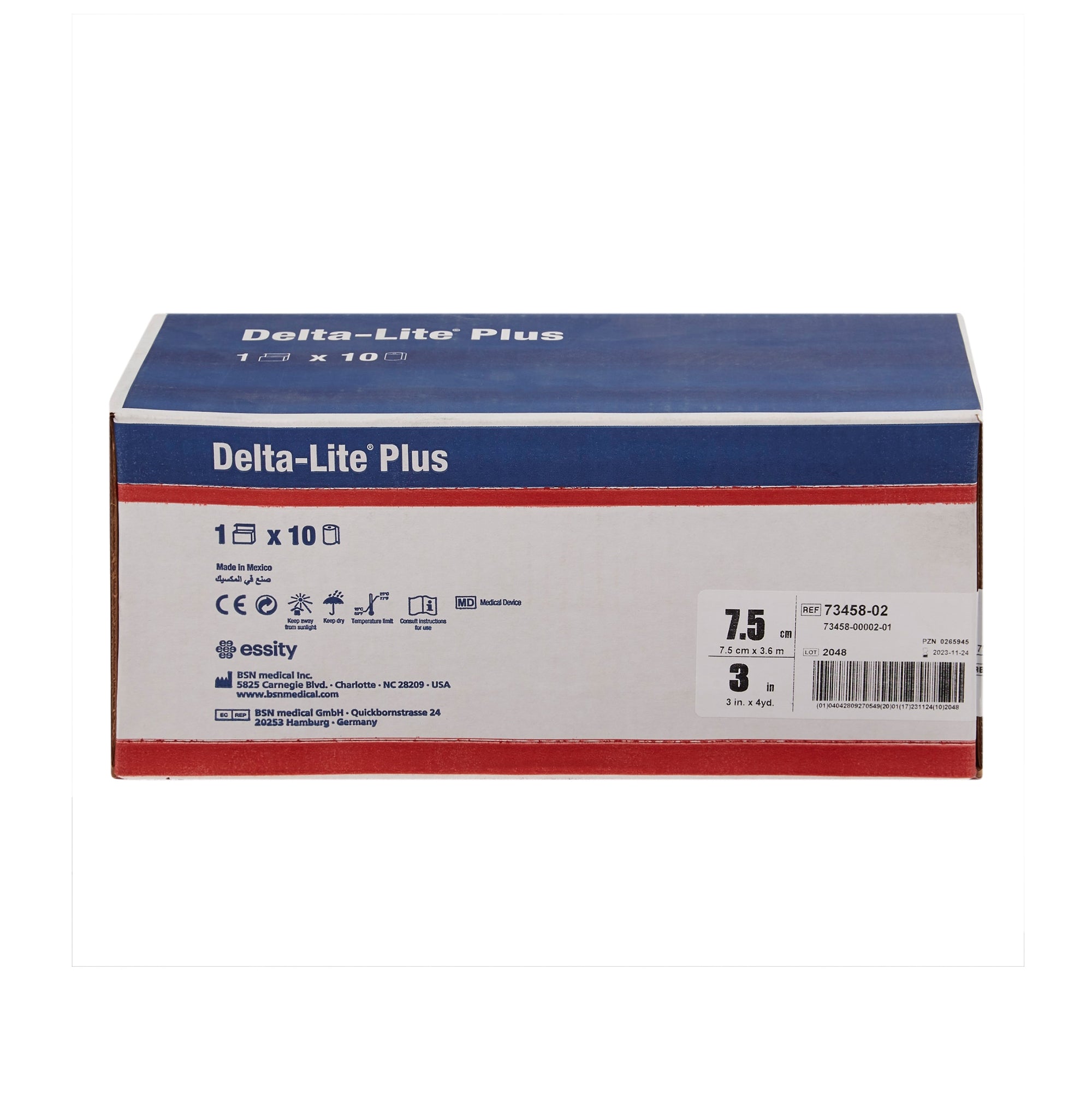 Cast Tape Delta-Lite Plus 3 Inch X 12 Foot Fiberglass / Resin White, Packaging Type- Box