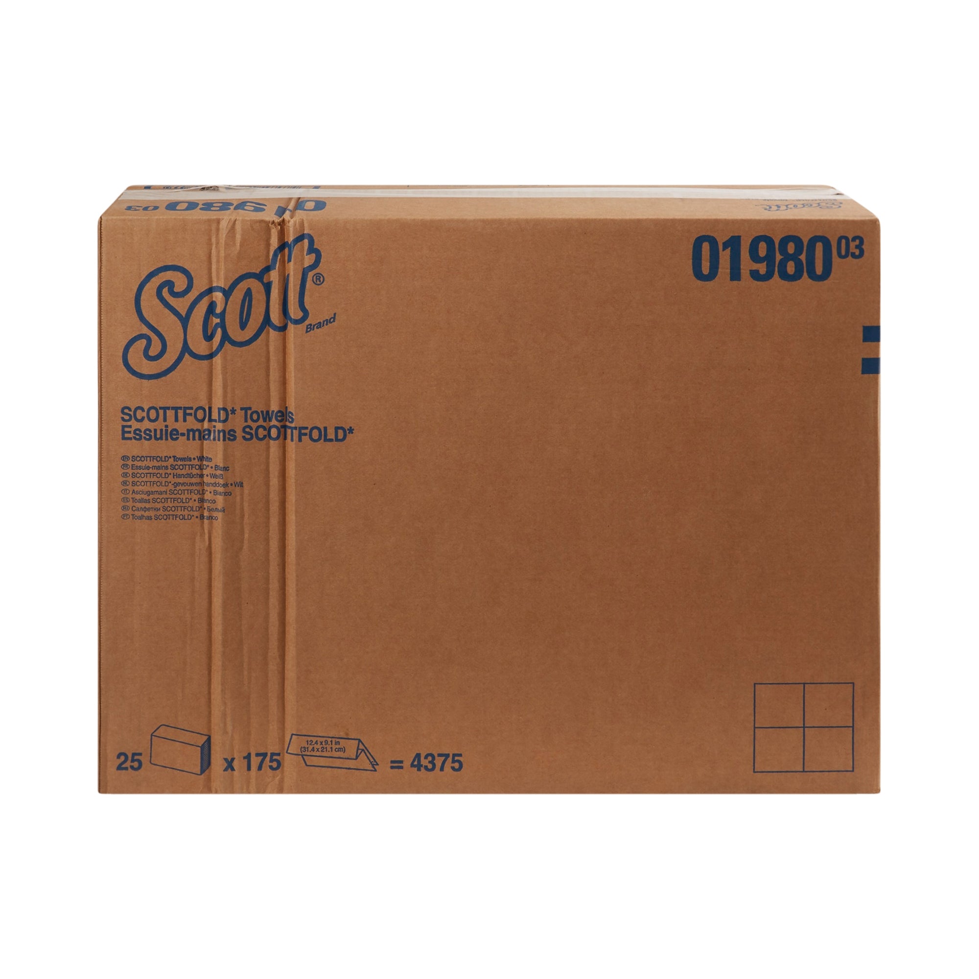 Paper Towel Scott Scottfold Multi-Fold 9-2/5 X 12-2/5 Inch | 25PK/Case
