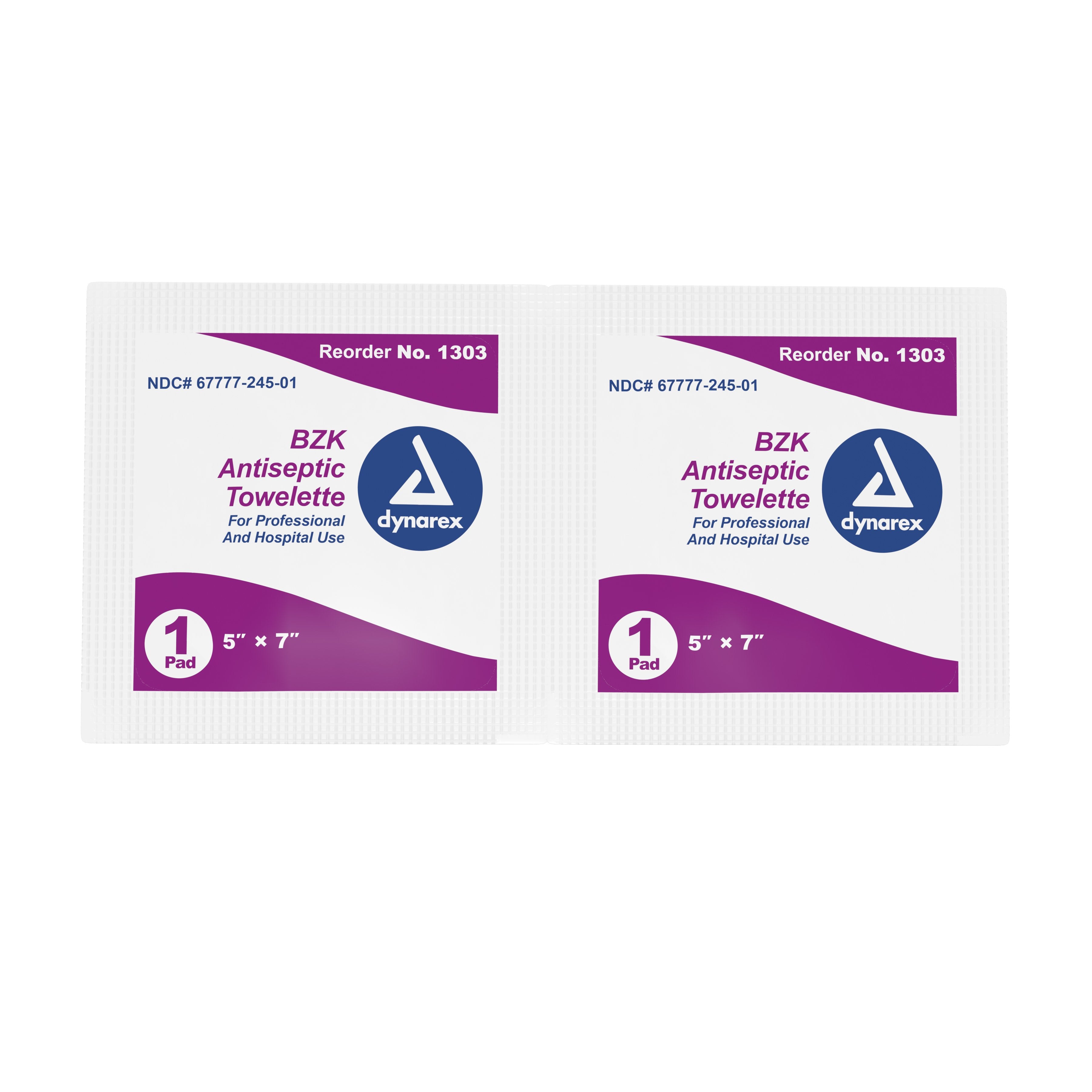 Antiseptic Skin Towelette Dynarex Individual Packet Scented 100 Count, Packaging Type- Box