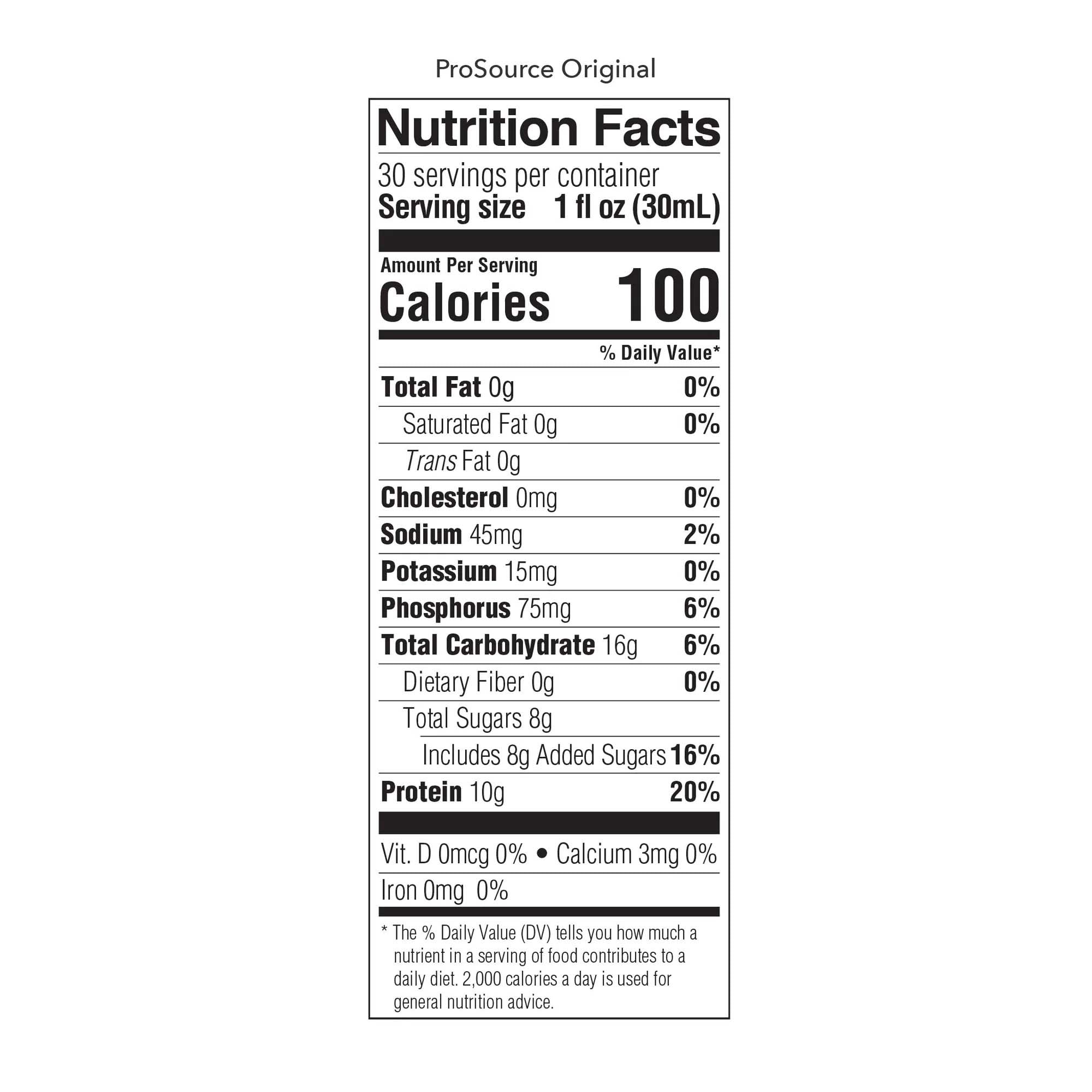 Oral Supplement ProSource Neutral Flavor Liquid 30 oz. Bottle, Packaging Type- Each