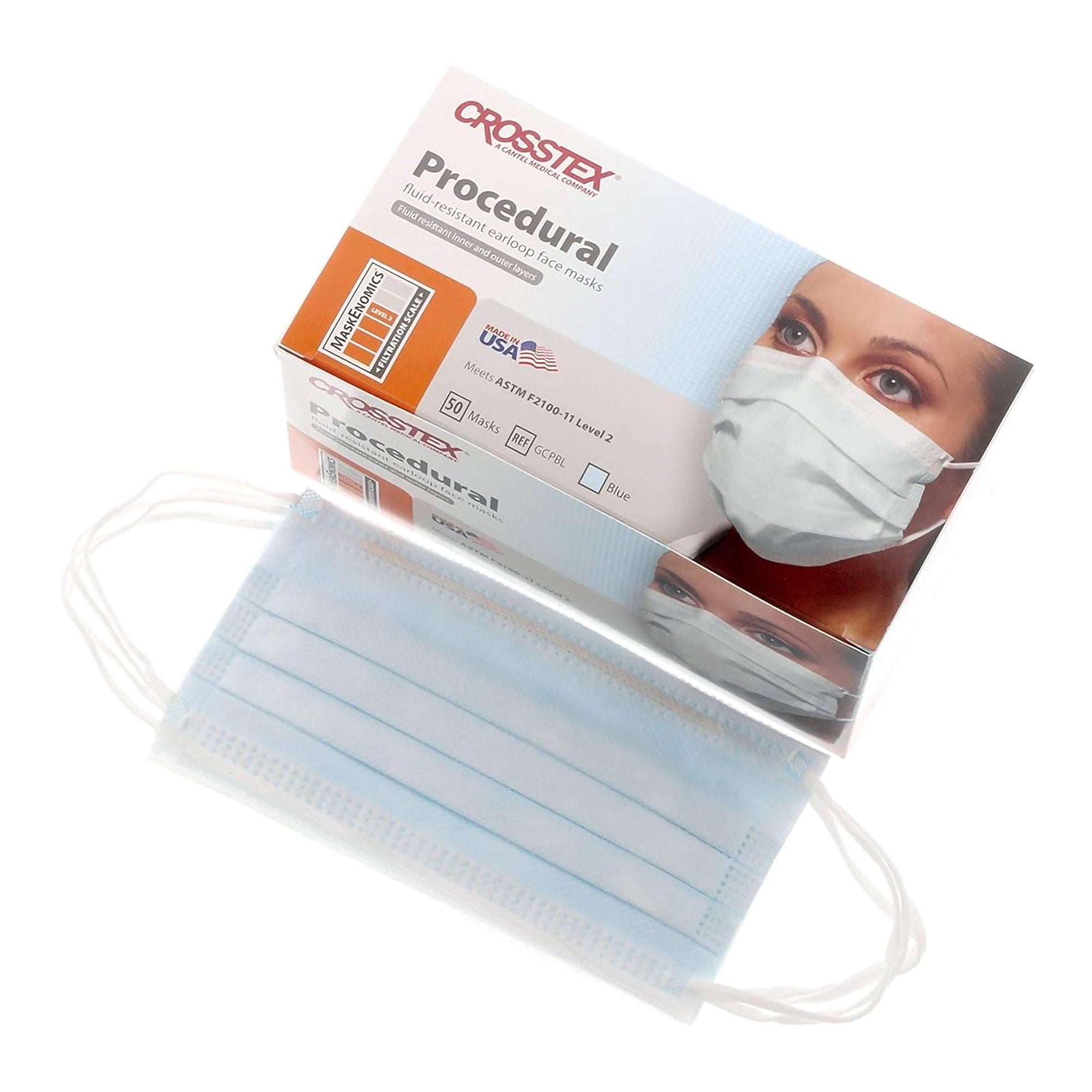 Procedure Mask ASTM Level 2 earloops One Size Fits Most