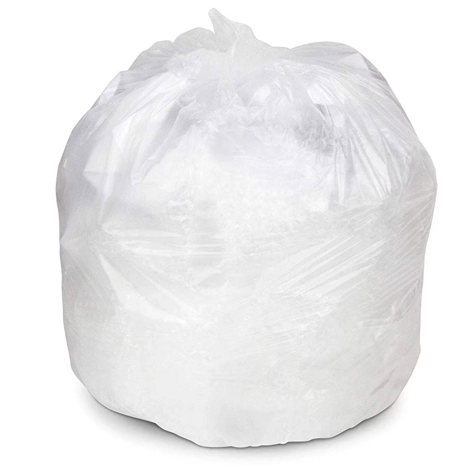 Trash Bag Colonial Bag 15 gal. Clear HDPE 8 Mic. 24 X 33 Inch X-Seal Bottom Coreless Roll, Packaging Type- Case