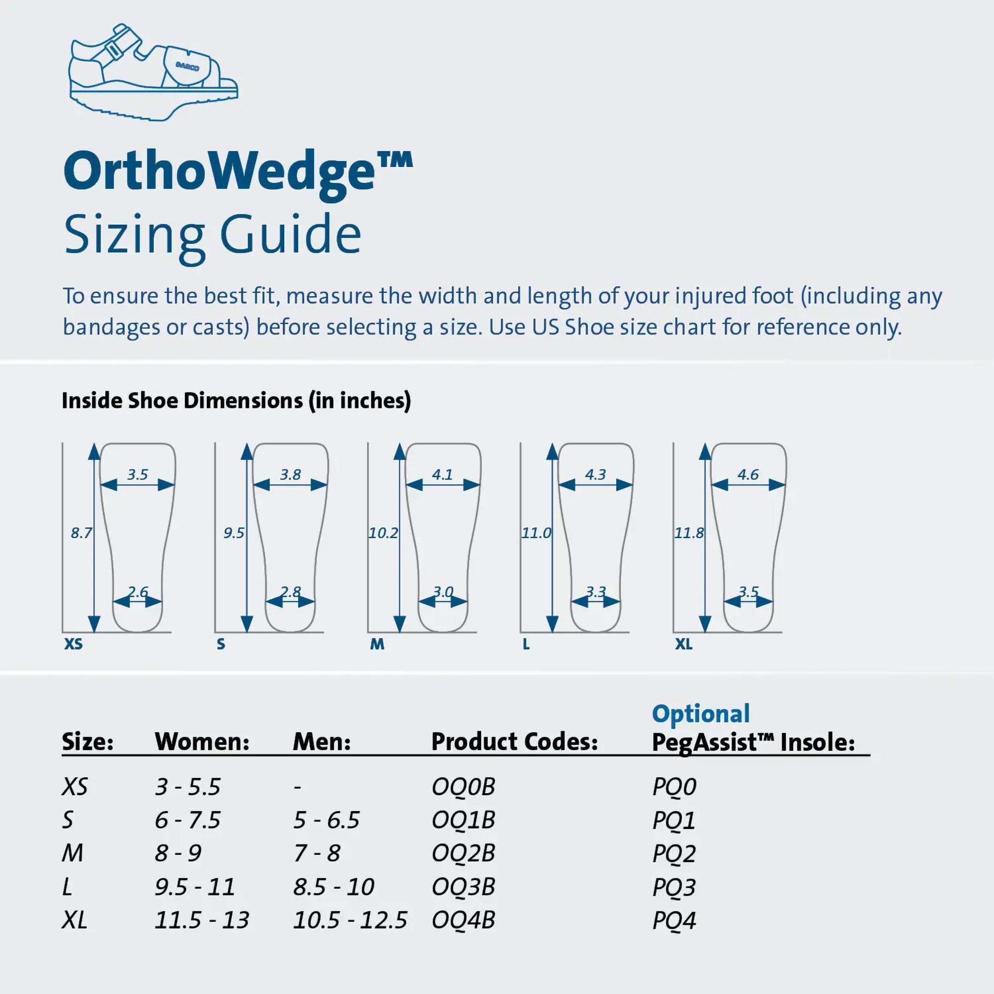 Post-Op Shoe Darco OrthoWedge X-Large Male Black, Packaging Type- Each