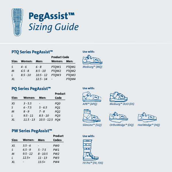 Insole Peg Assist Plastazote / Poron / EVA Male 12-1/2 to 14, Packaging Type- Each
