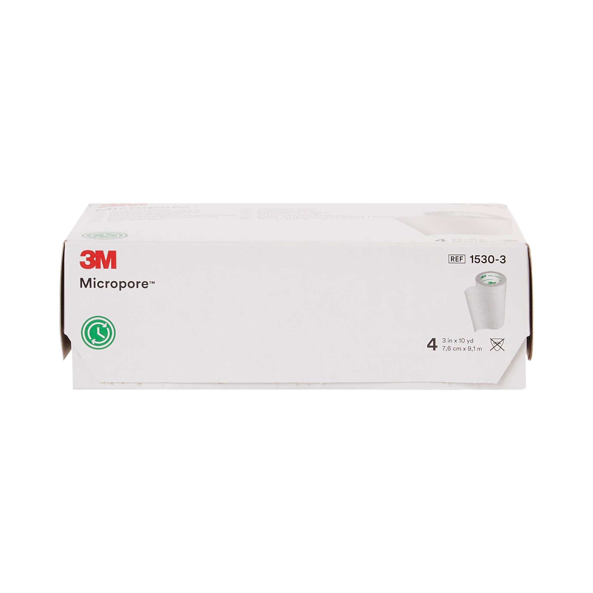 Medical Tape 3M Micropore White 3 Inch X 10 Yard Paper NonSterile,Packaging Type- Box