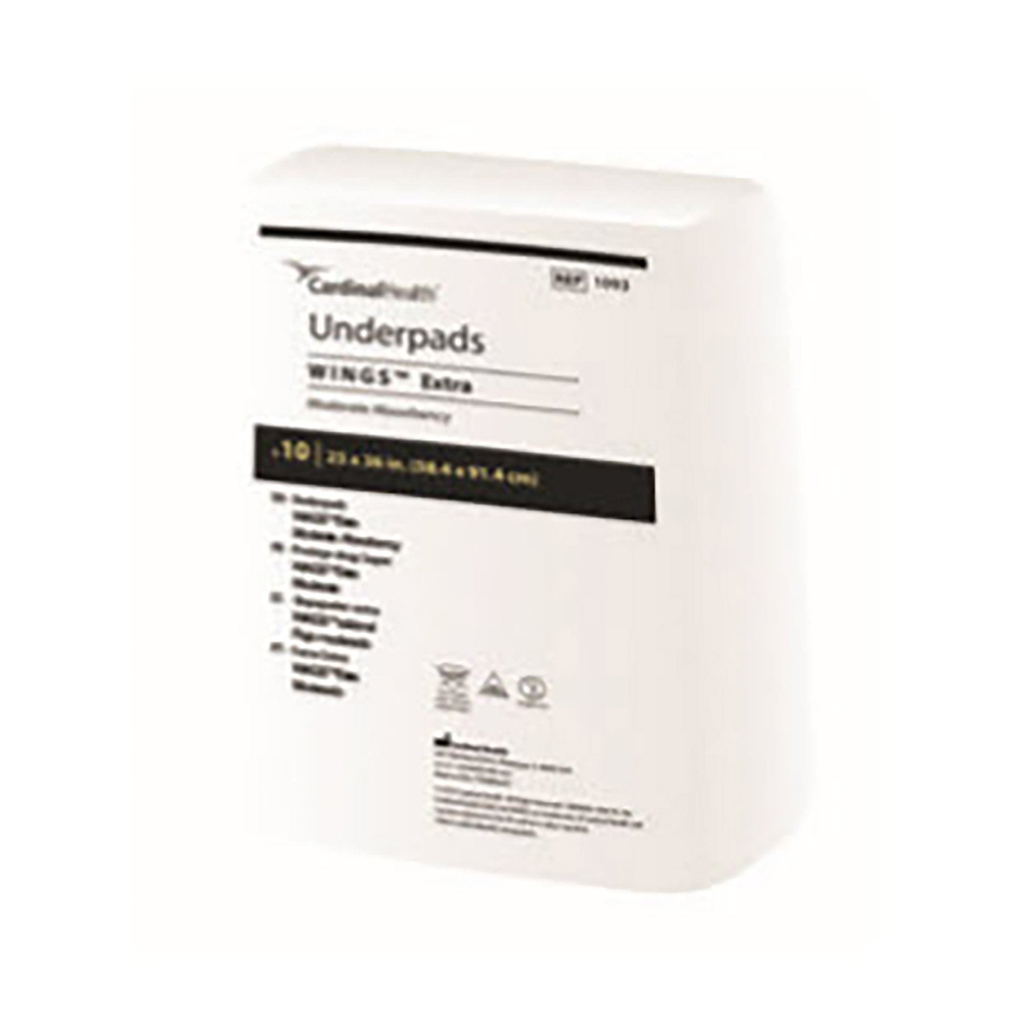 Disposable Underpad Simplicity Basic 23 X 36 Inch Fluff Light Absorbency