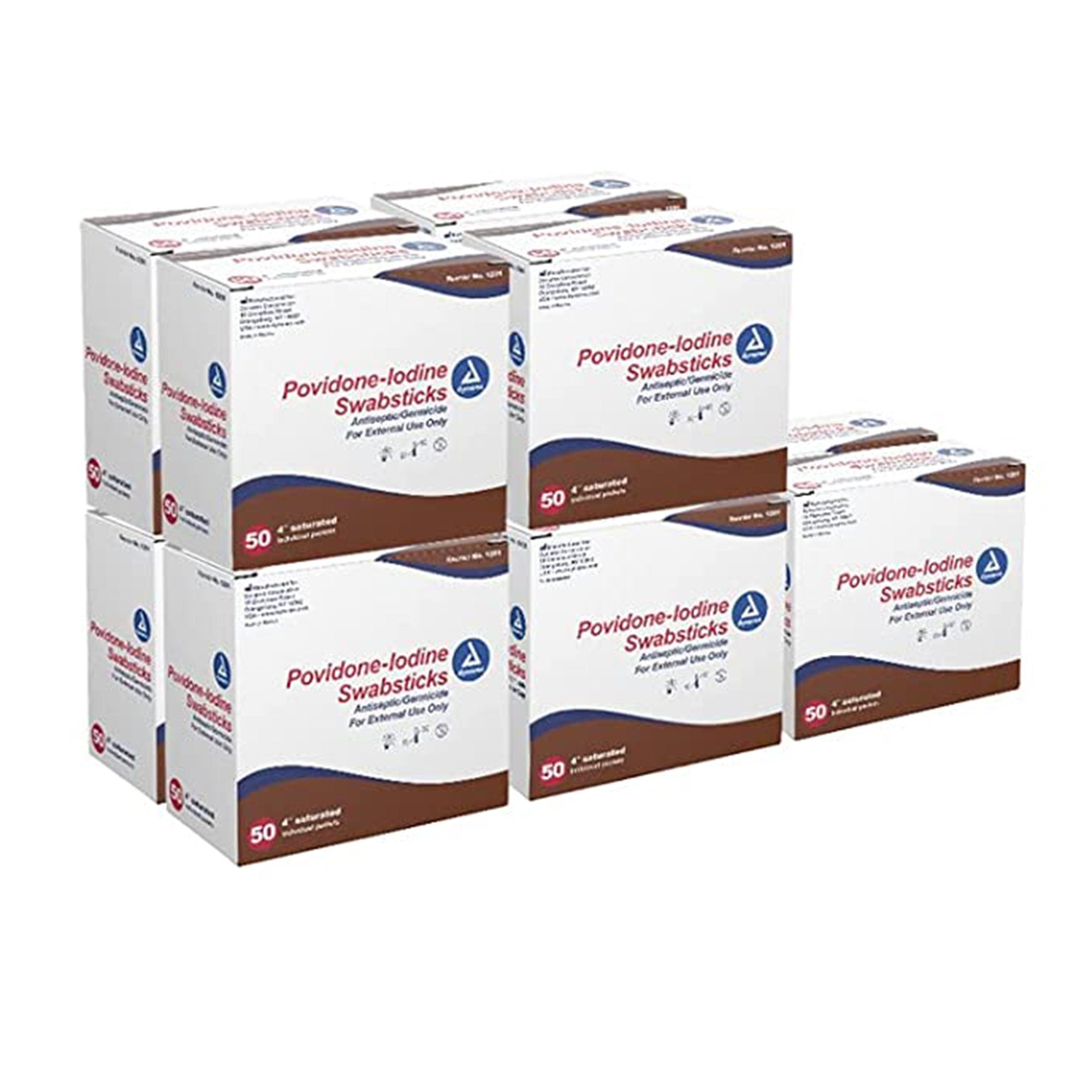 Impregnated Swabstick 10% Strength Povidone Iodine Individual Packet NonSterile,Packaging Type- Box