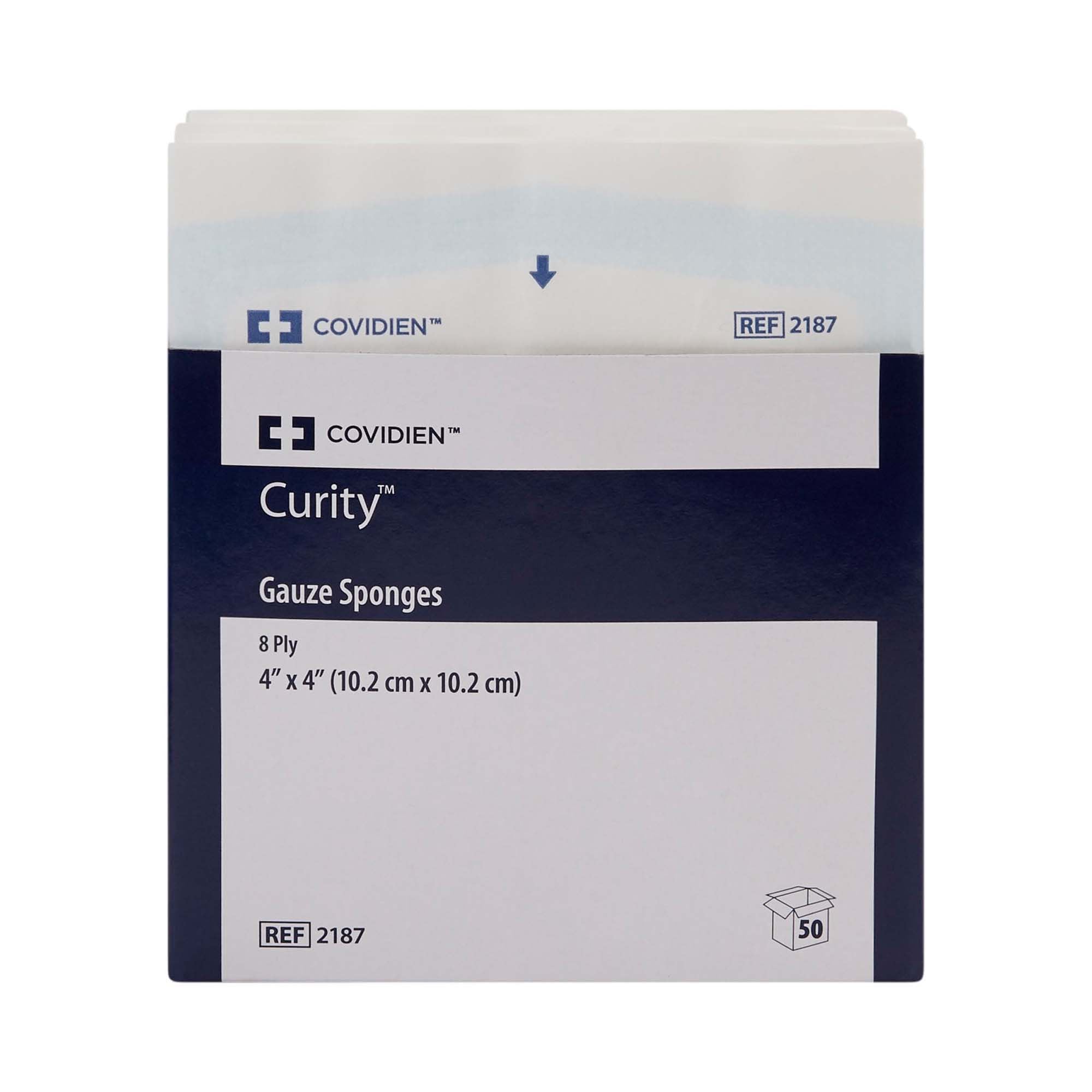 Gauze Sponge Curity 4 X 4 Inch 8-Ply Sterile 2 per Pack, Packaging Type- Case