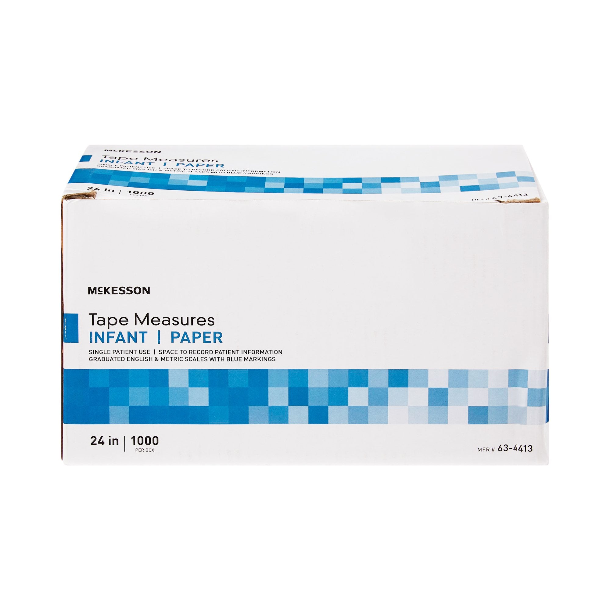 Measurement Tape McKesson 24 Inch Paper Disposable English / Metric,Packaging Type- Box