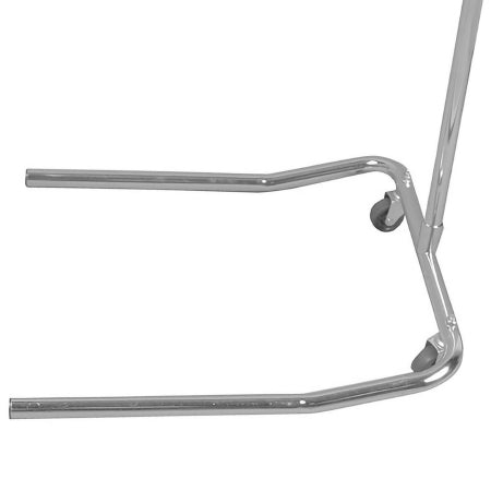 Mayo Instrument Stand McKesson Hand Operated Single Post U-Shaped Base Small Tray