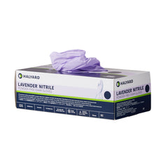Exam Glove Halyard Lavender X-Large NonSterile Nitrile Standard Cuff Length Textured Fingertips Lavender Not Rated | 230/Box