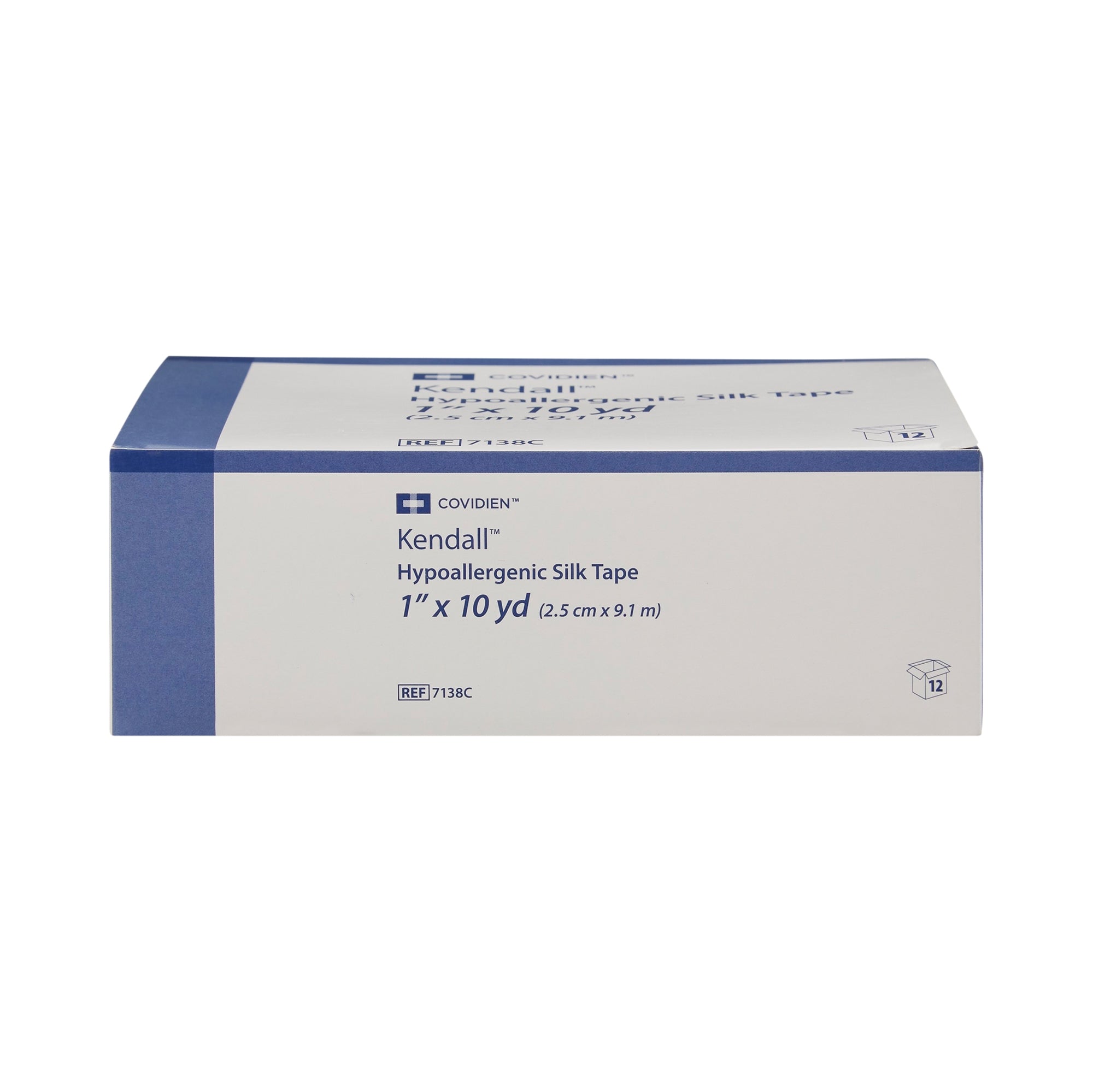Hypoallergenic Medical Tape Kendall Hypoallergenic Silk White 1 Inch X 10 Yard Silk-Like Cloth NonSterile,Packaging Type- Box