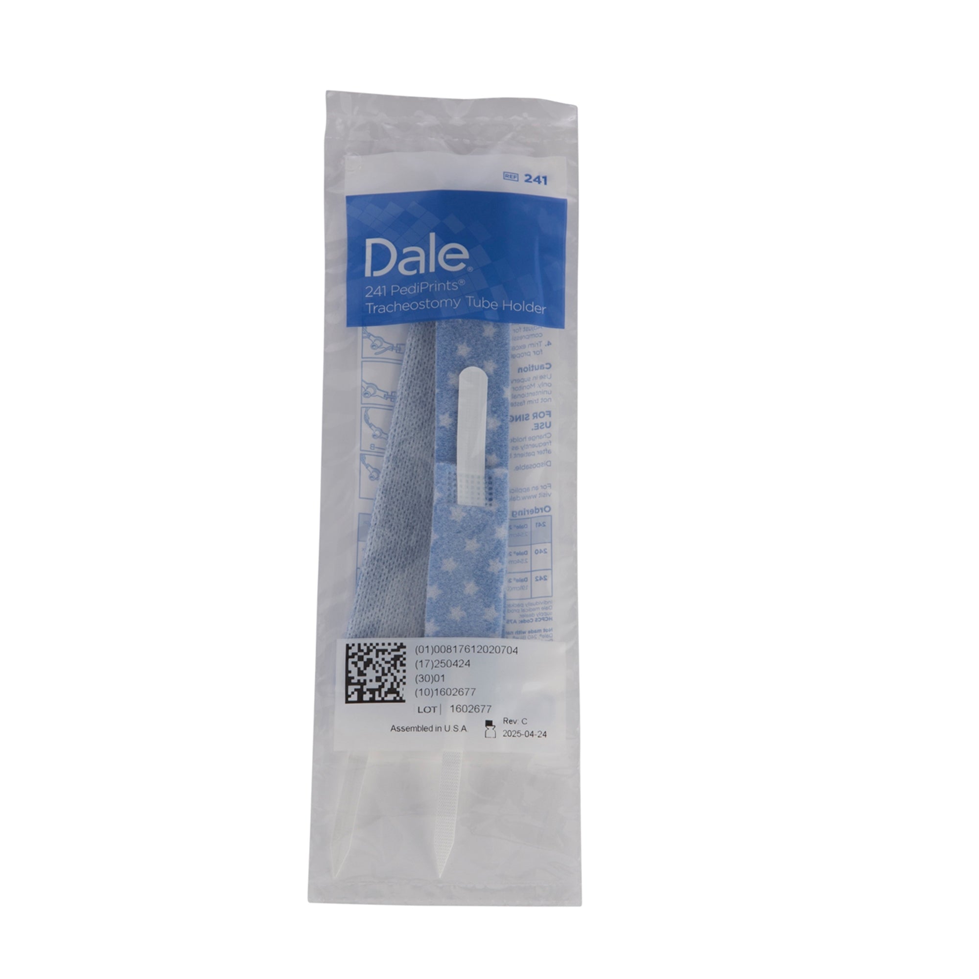 Tracheostomy Tube Holder PediPrints 18 X 1 Inch Pediatric, Packaging Type- Box