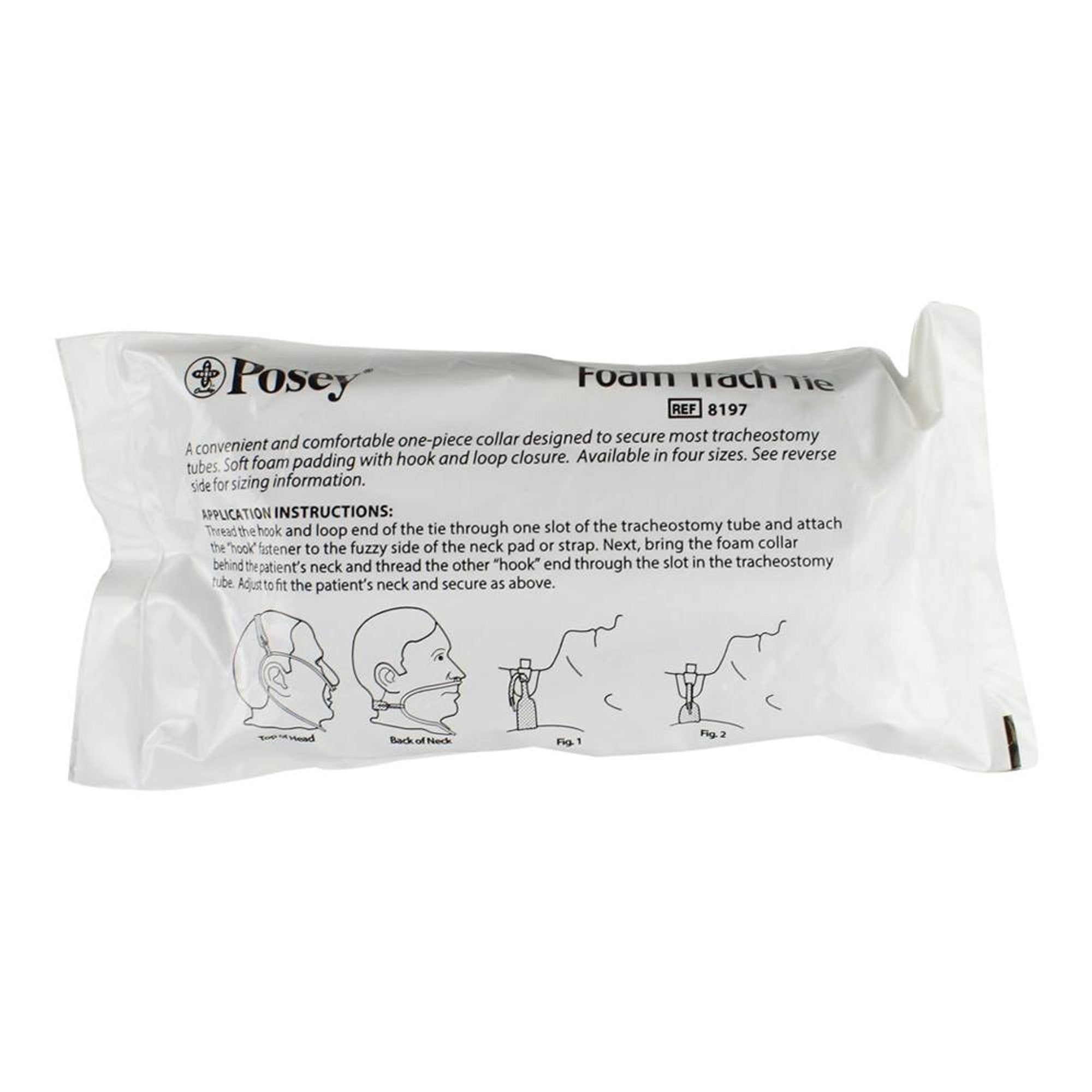Tracheostomy Tube Holder Posey 18-1/2 X 1 Inch Adult, Packaging Type- Box