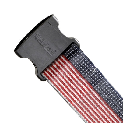 Gait Belt SkiL-Care PathoShield 60 Inch Length Stars and Stripes Design Plastic Coated Webbing,Packaging Type- Each