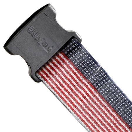 Gait Belt SkiL-Care PathoShield 72 Inch Length Stars and Stripes Design Plastic Coated Webbing,Packaging Type- Each