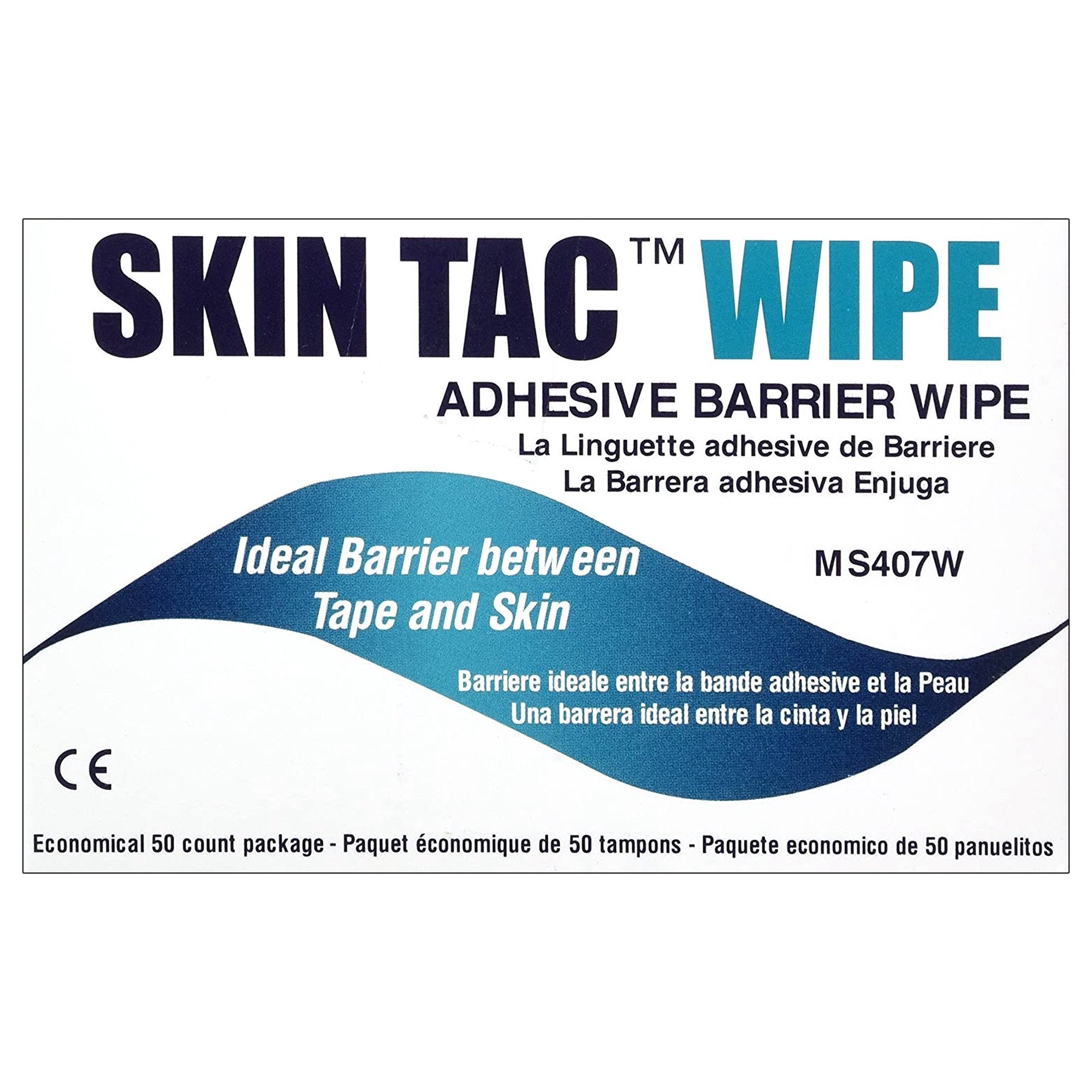 Skin Barrier Wipe Skin Tac 78 to 82% Strength Isopropyl Alcohol Individual Packet NonSterile