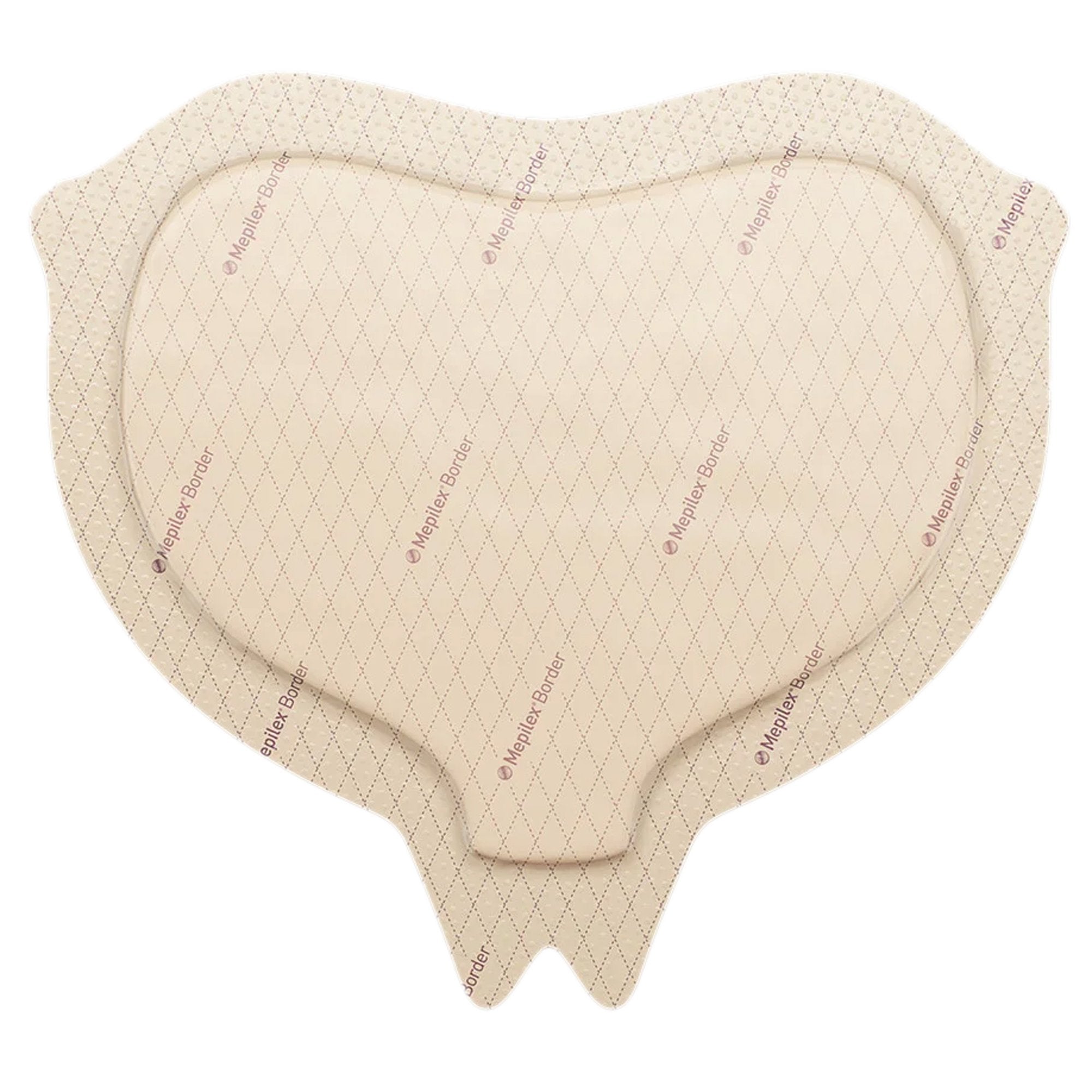 Foam Dressing Mepilex Border Sacrum 6-1/3 X 7-9/10 Inch With Border Film Backing Silicone Adhesive Sacral Sterile