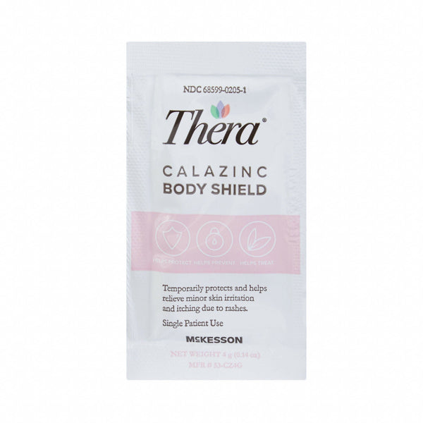 Skin Protectant Thera Calazinc Body Shield 4 Gram Individual Packet Scented Cream Box of 144