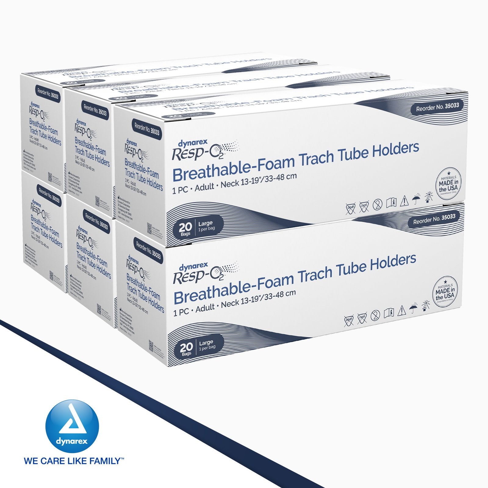 Comfort-Foam Trach Tube Holders
