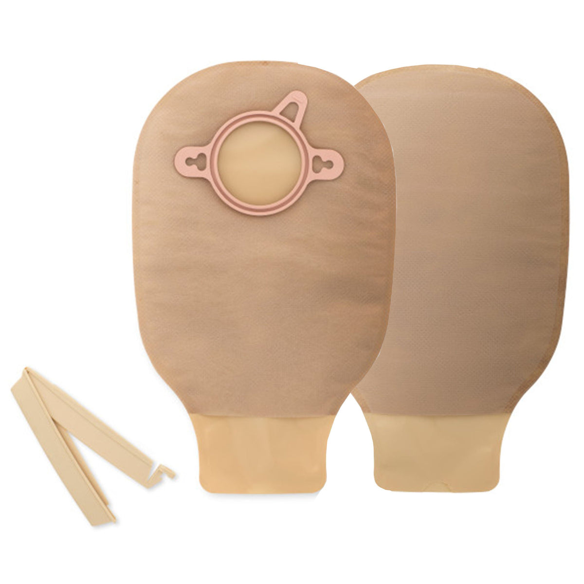 Colostomy Pouch New Image Two-Piece System 9 Inch Length, Mini Drainable | 10/Box - Blue Code