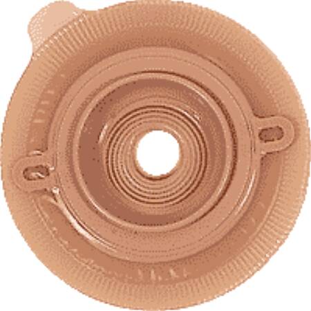 Ostomy Barrier Assura Precut, Standard Wear Pectin Based Adhesive 50 mm Flange Red Code System Synthetic Resin 1 Inch Opening