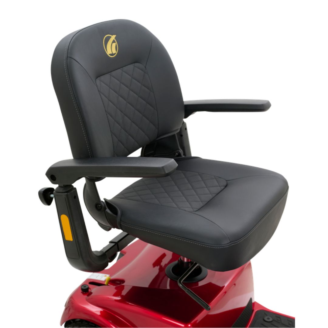 Companiontm 3-wheel Electric Scooter Arctic Mid-size, Blue and Red