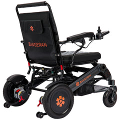 mammoth ex deluxe compact foldable power mobility aid wheelchair with 22 wide and 500 lbs weight capacity