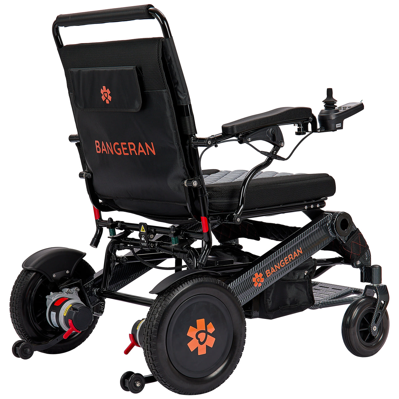 Mammoth EX - Deluxe Compact Foldable Power Mobility Aid Wheelchair with 22" Wide and 500 lbs Weight Capacity