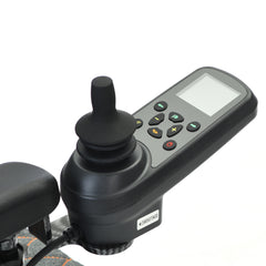 Electric wheelchair product photo showing comfort and build