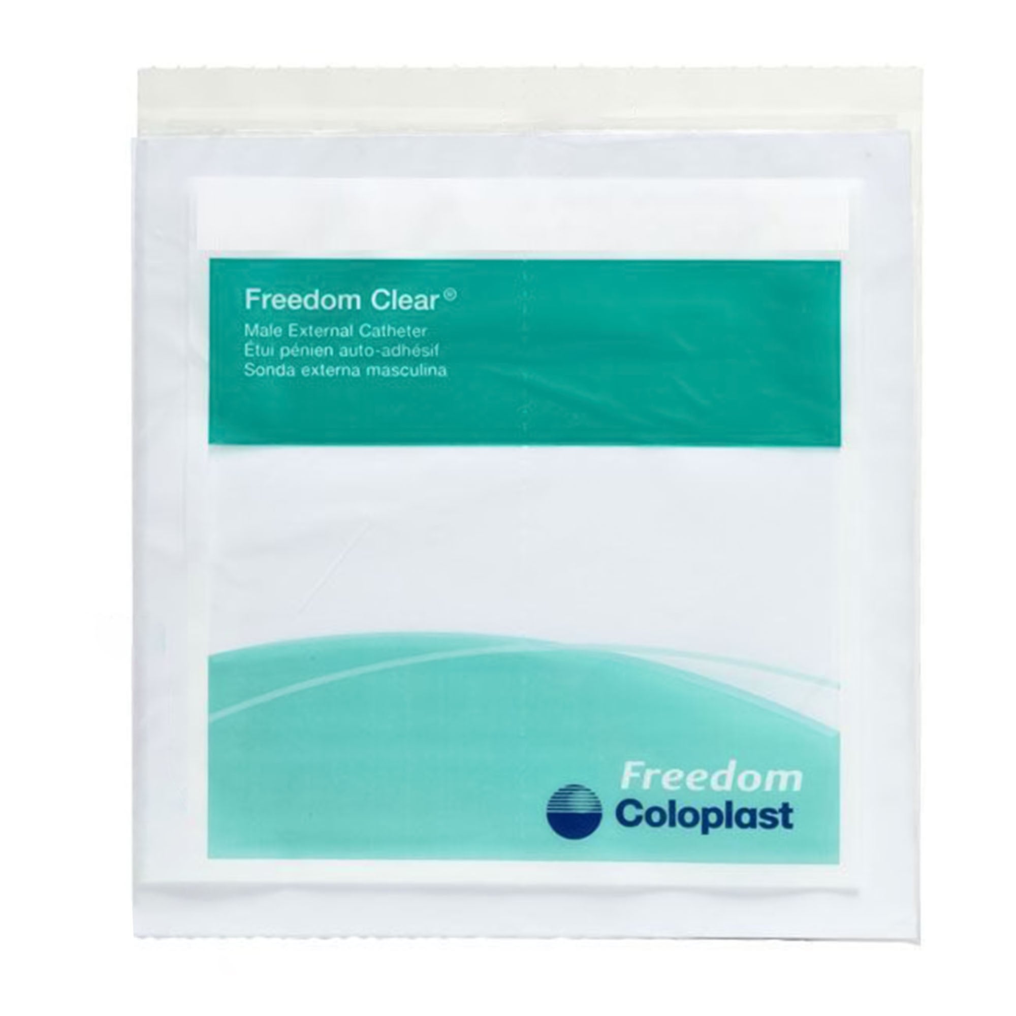 Male External Catheter Freedom Self-Adhesive Strip Silicone Small,Packaging Type- Each