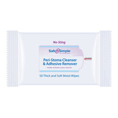 Adhesive Remover Safe n Simple Wipe 50 per Pack | 12PK/Case
