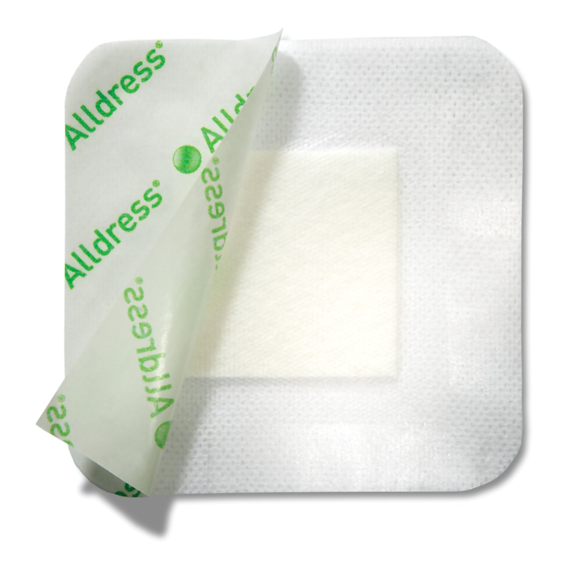 Composite Dressing Alldress 6 X 6 Inch Square Sterile Waterproof Film Backing,Packaging Type- Box