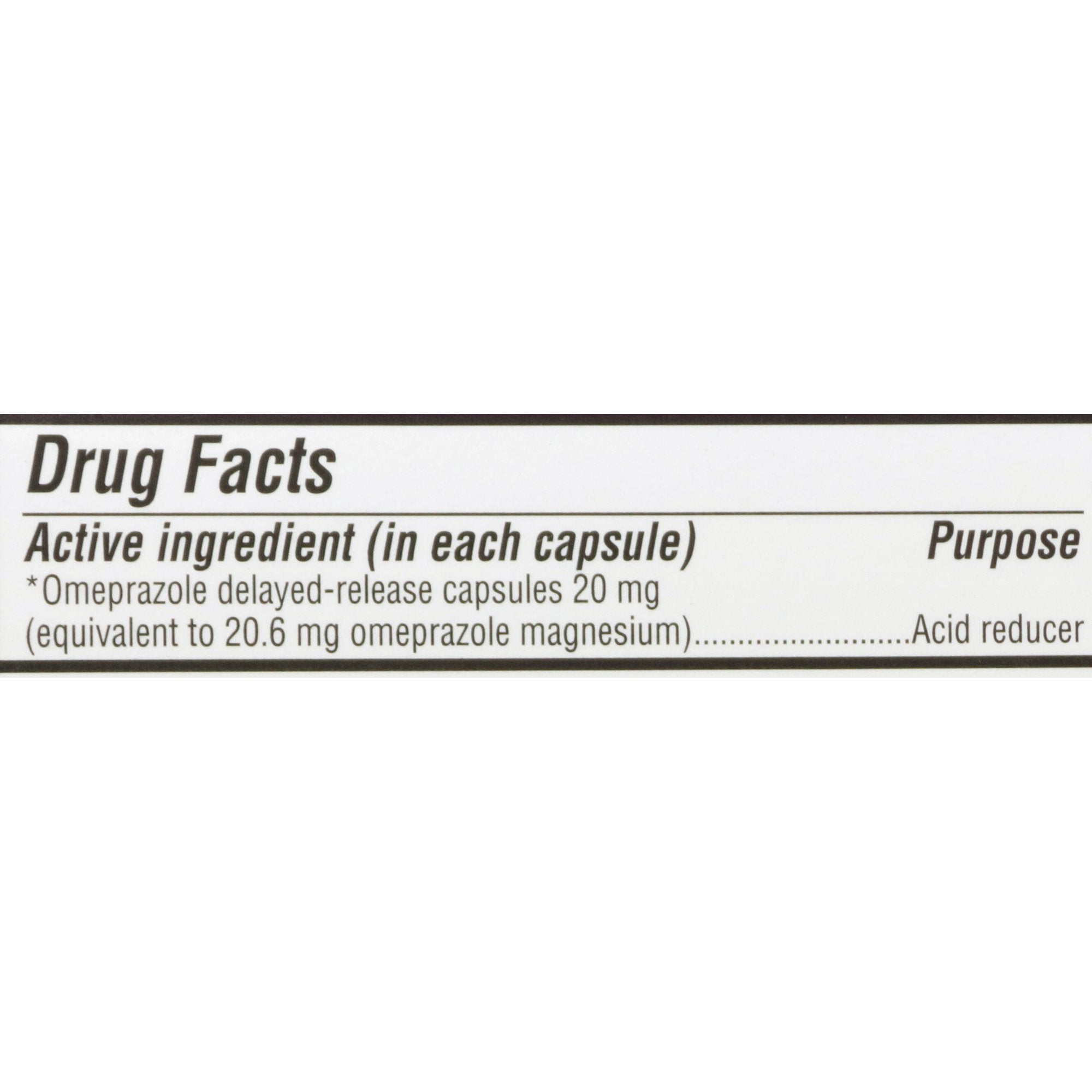 Geri-Care Omeprazole Delayed-Release Capsules – 20.6 mg Antacid, 42 per Box (Case of 24 Boxes), Latex-Free