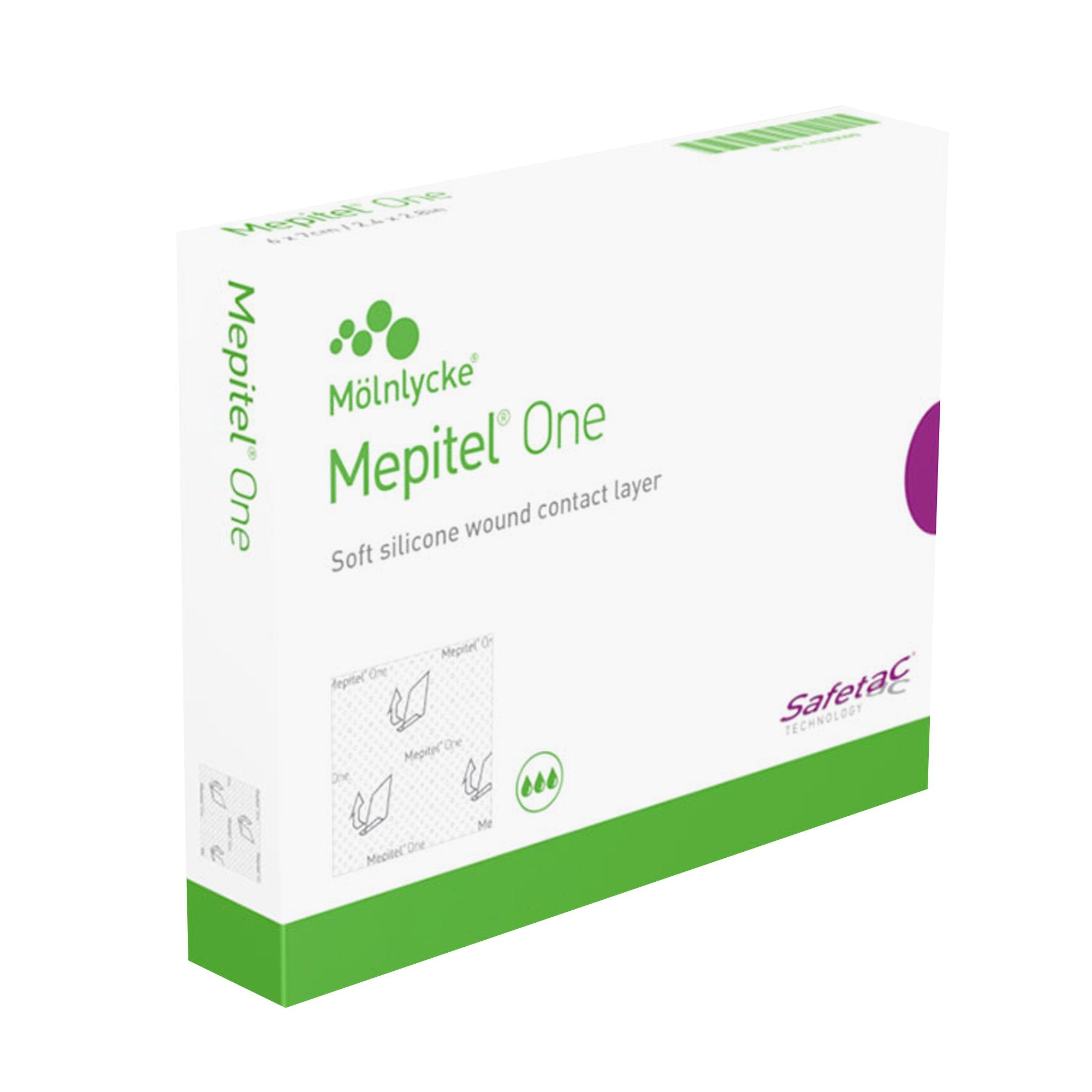 Wound Contact Layer Dressing Mepitel One 4 X 7 Inch Sterile,Packaging Type- Each