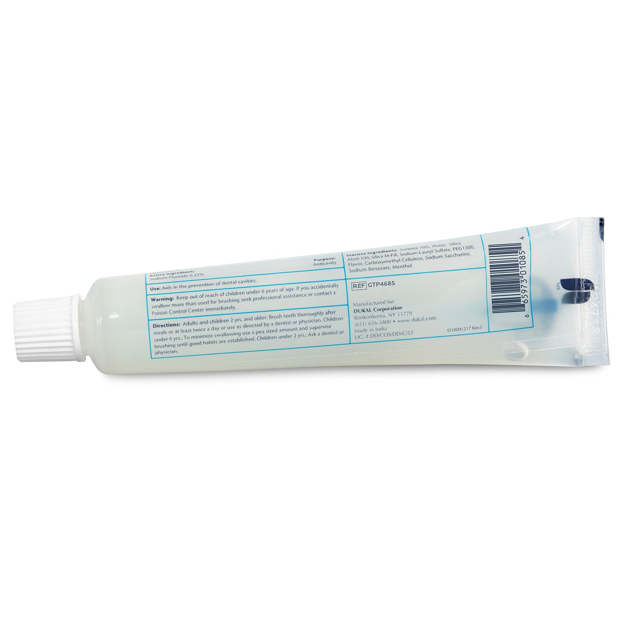 Toothpaste DawnMist Mint Flavor 2.7 oz. Tube, Packaging Type- Case