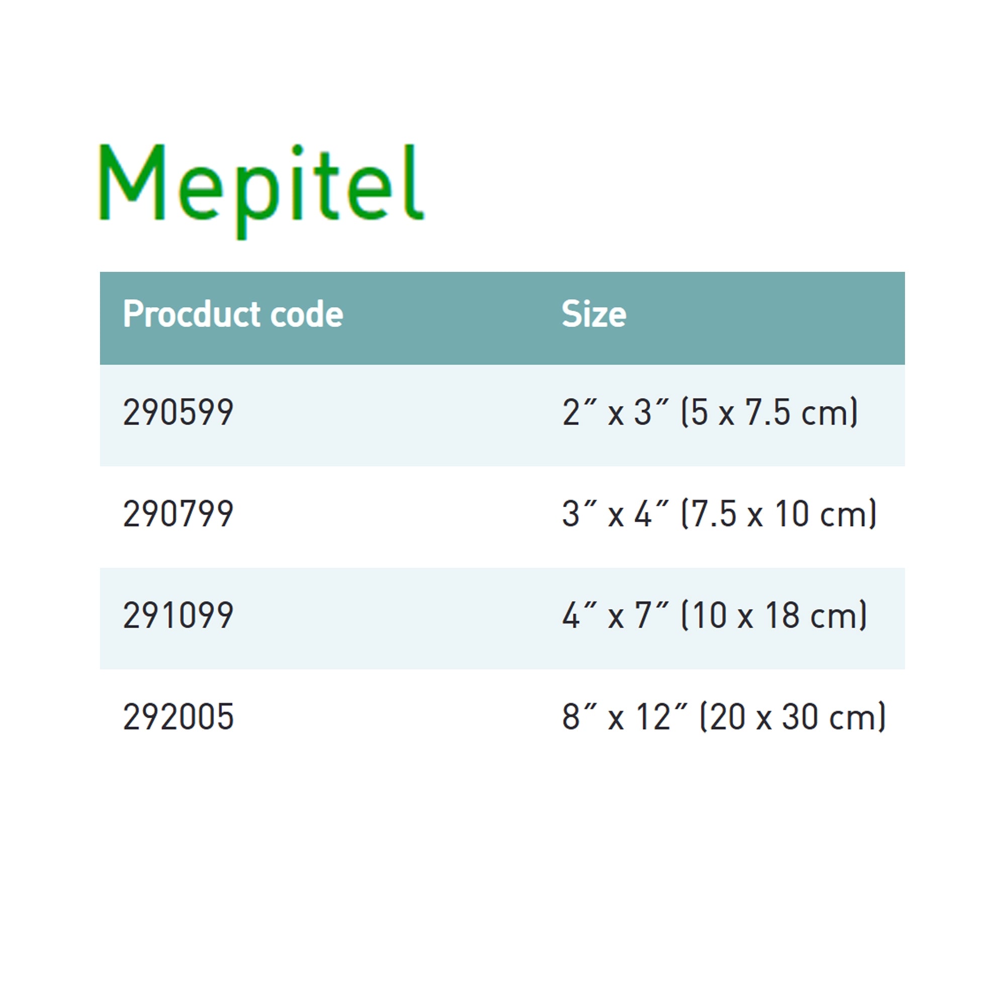 Wound Contact Layer Dressing Mepitel 4 X 8 Inch Sterile,Packaging Type- Each