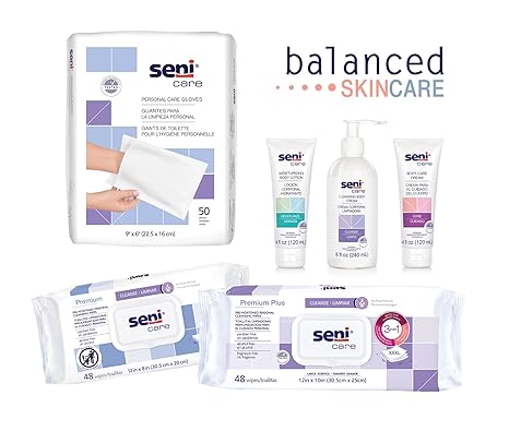 Personal Cleansing Wipe Seni® Care Soft Pack Unscented 48 Count