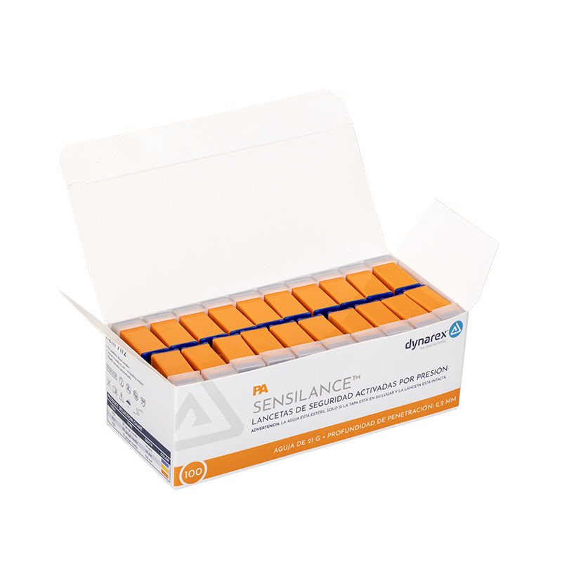 Dynarex Safety Lancets - Button and Pressure