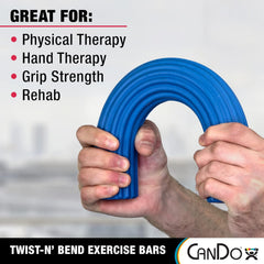 Cando Twist-n-bend Hand/wrist Exerciser  Blue