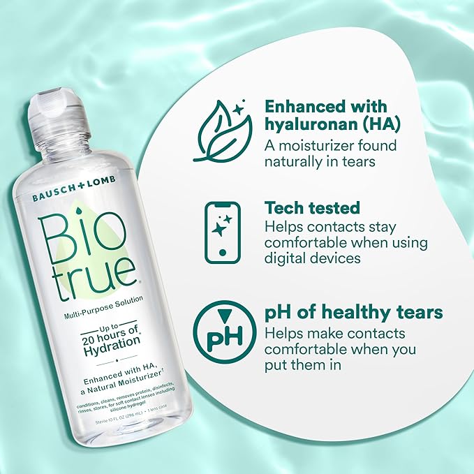 Contact Lens Solution Biotrue 4 oz. Solution,Packaging Type- Each