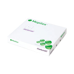 Foam Dressing Mepilex 4 X 8 Inch Without Border Film Backing Silicone Adhesive Rectangle Sterile, Packaging Type- Box