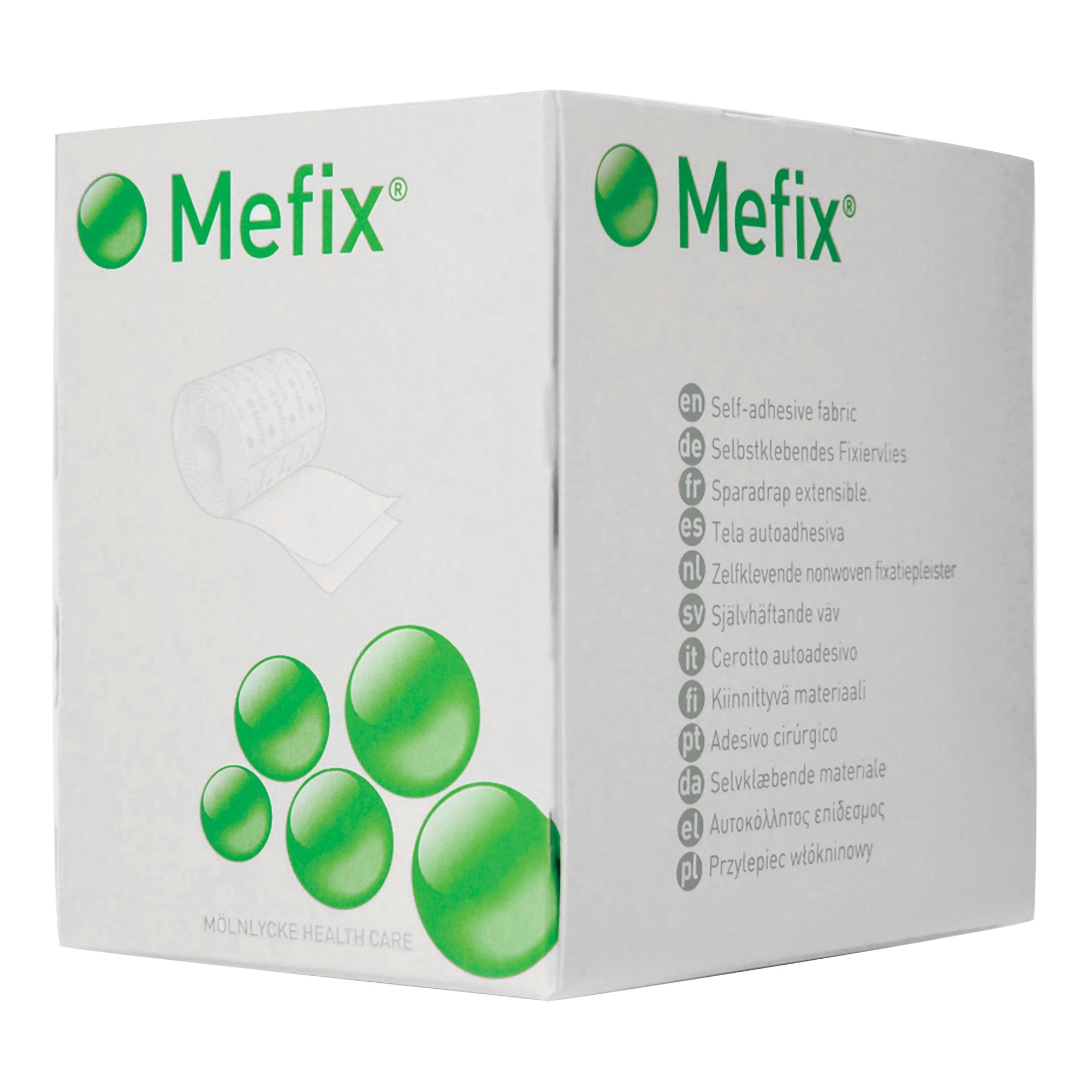 Perforated Dressing Retention Tape with Liner Mefix White 2 Inch X 11 Yard Nonwoven Spunlace Polyester NonSterile, Packaging Type- Case