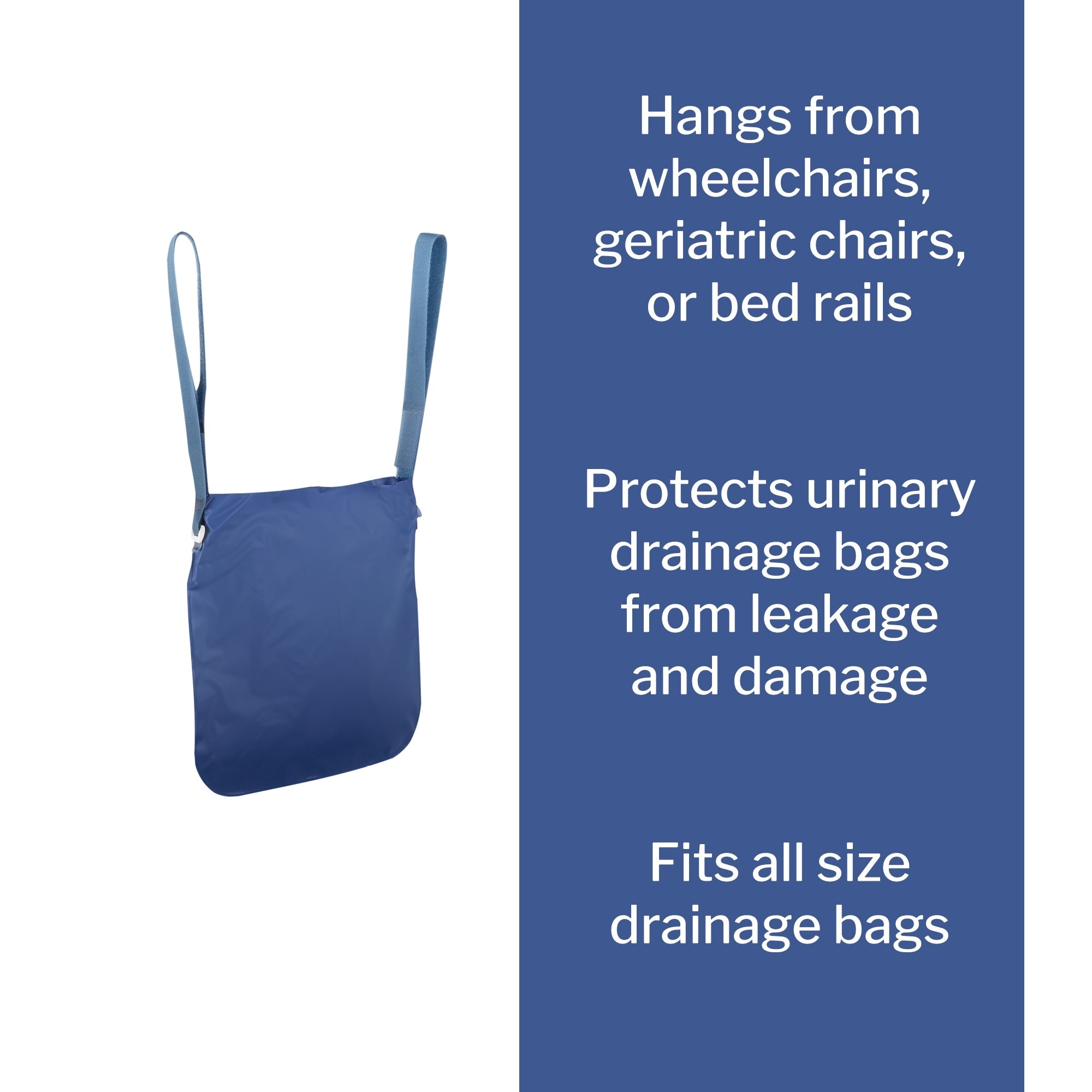 Urinary Drainage Bag Holder McKesson For Wheelchair, Geri-chair or Bed Rails, Packaging Type- Each