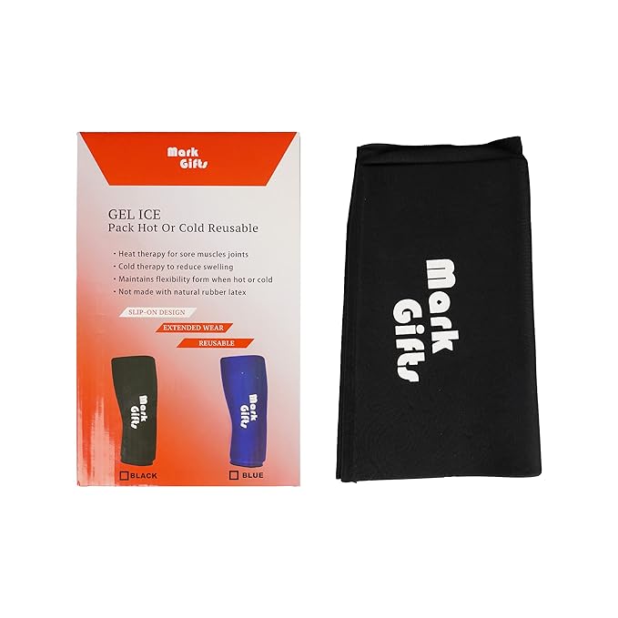 Elbow Ice Pack Hot & Cold Elbow Brace Gel Ice Wrap Compression Sleeve for Wrist Swelling Soreness Reduce Joint Pain Bruising